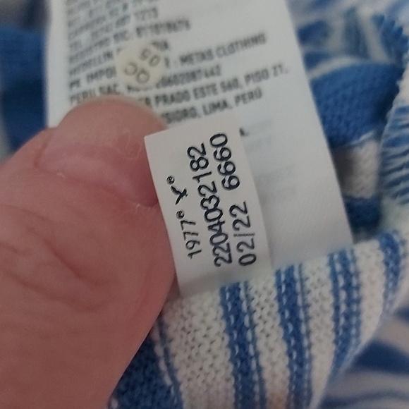 NWT American Eagle 100% Cotton Striped Wrap Romper Size XS - Picture 10 of 10